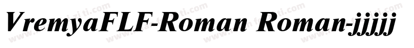 VremyaFLF-Roman Roman字体转换